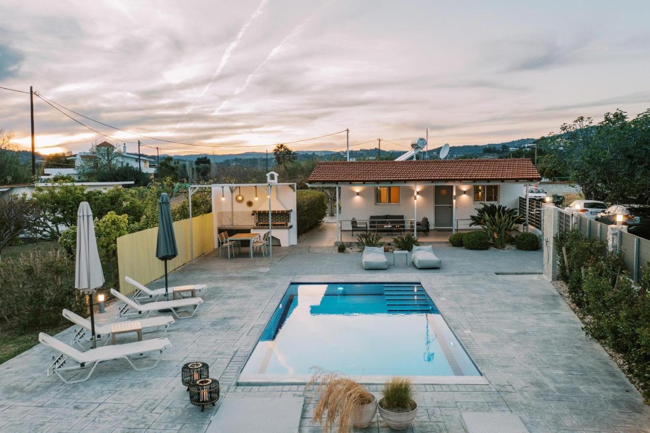 Reni Garden House Villa Afantou Eksteriør bilde
